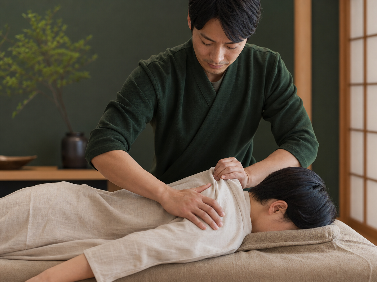 身体の状態を確認しながら行う整体施術